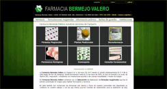 Desktop Screenshot of farmaciabermejo.com