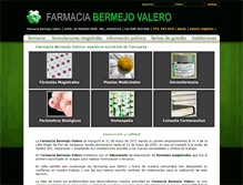 Tablet Screenshot of farmaciabermejo.com